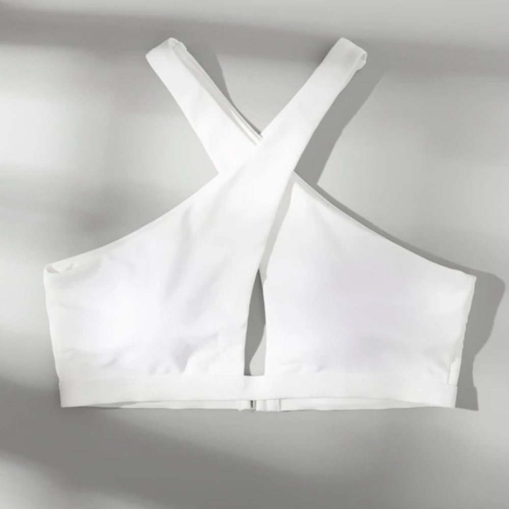 Criss cross bikini top